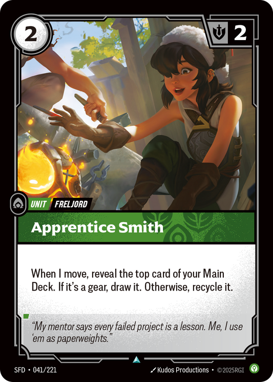 Apprentice Smith (Foil) * Uncommon * SFD-041