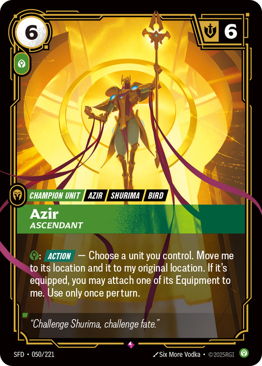 Azir, Ascendant * Rare * SFD-050