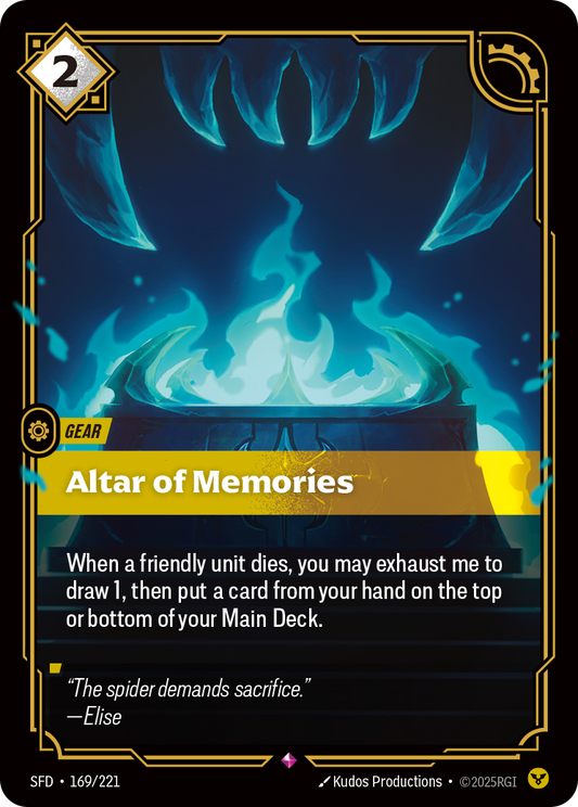 Altar of Memories * Rare * SFD-169