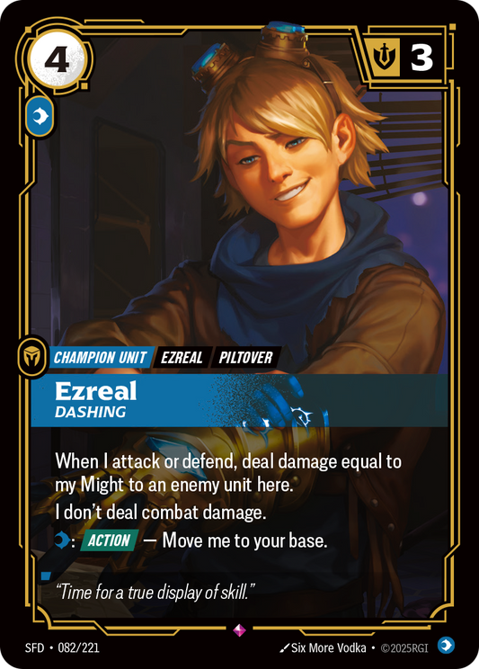 Ezreal, Dashing * Rare * SFD-082