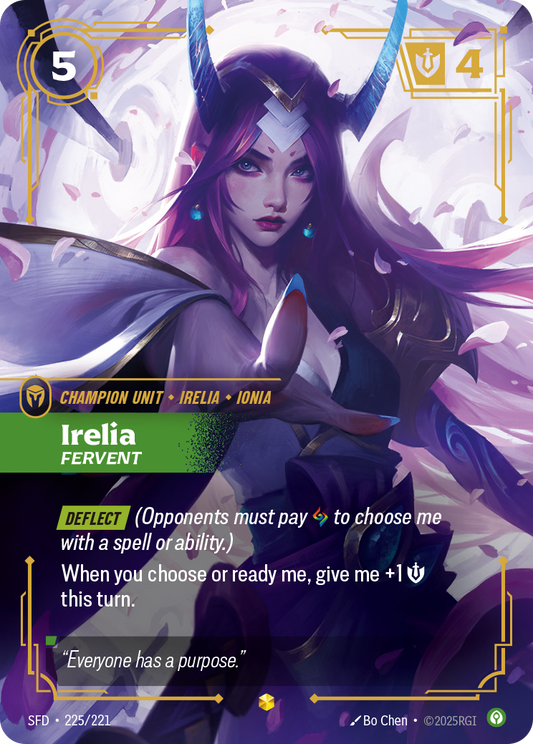 Irelia, Fervent * Showcase * SFD-225