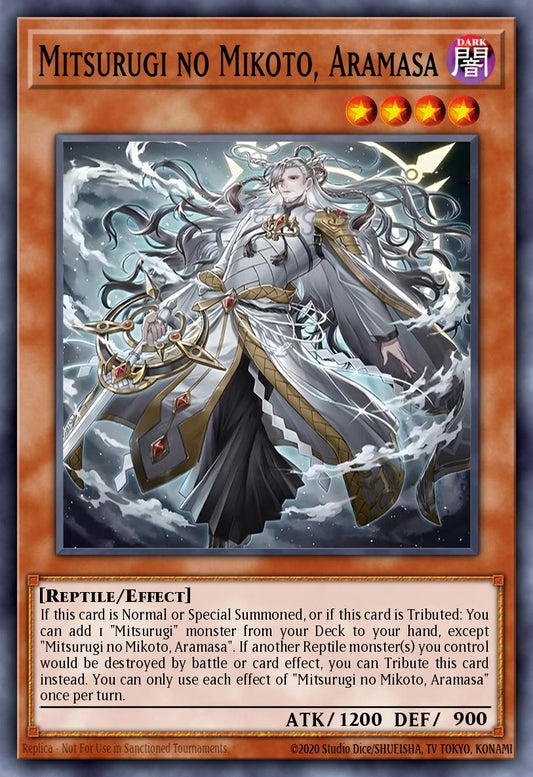 L26D-ENM06 - Mitsurugi no Mikoto, Aramasa - Common - Legendary Modern Decks 2026