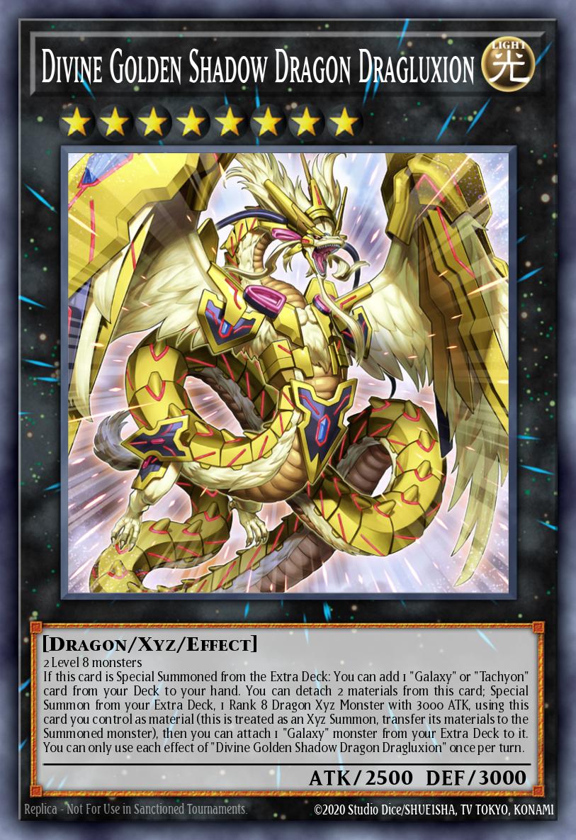MAMO-EN085 * Divine Golden Shadow Dragon Dragluxion * Ultra Rare * Magnificent Monsters