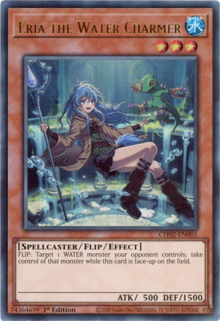 CH02-EN001 - Eria the Water Charmer - Ultra Rare - THE CHRONICLES DECK: Spirit Charmers (All-Foil Edition)
