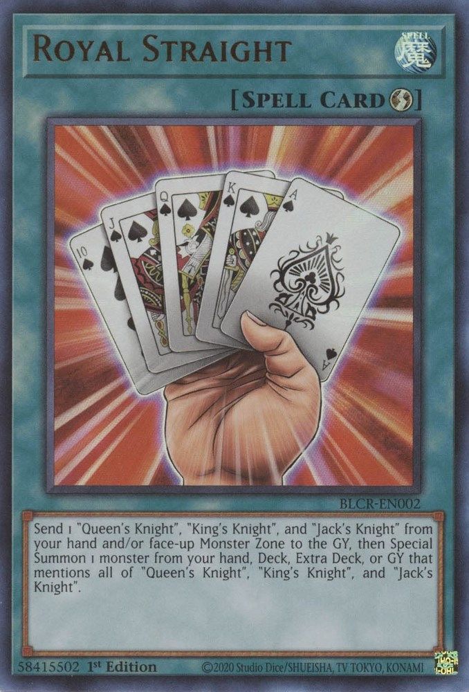 Royal Straight * Ultra Rare * BLCR-EN002