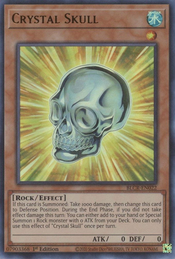 Crystal Skull * Ultra Rare * BLCR-EN022