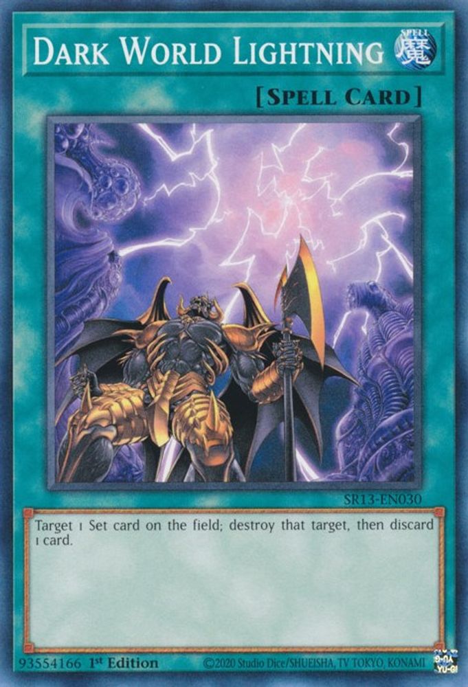 Dark World Lightning * Common * SR13-EN030