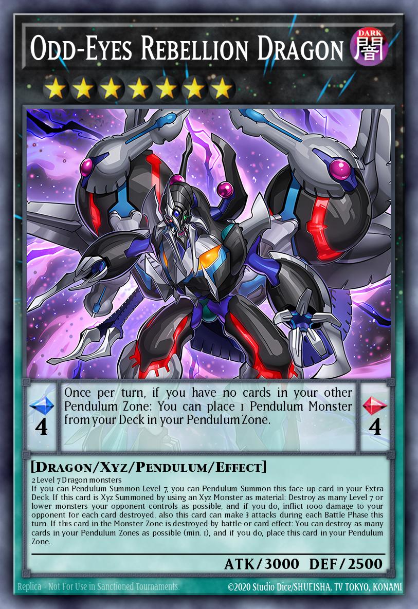 LAVD-ENO27 * Odd-Eyes Rebellion Dragon * Common * Legendary Arc-V Decks