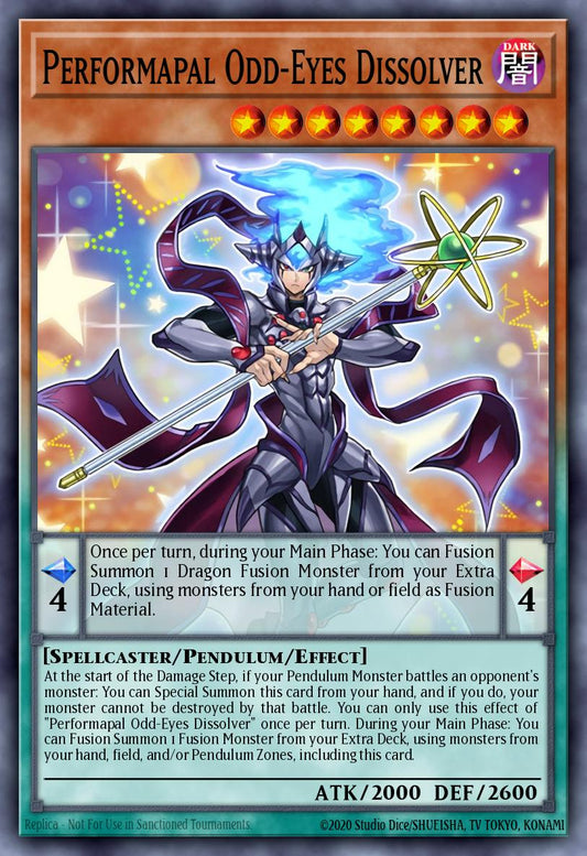 LAVD-ENO09 * Performapal Odd-Eyes Dissolver * Common * Legendary Arc-V Decks