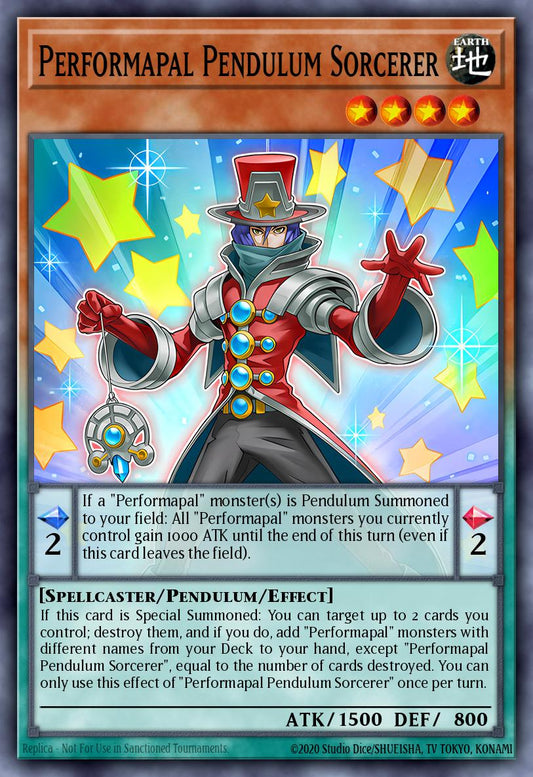 LAVD-ENO02 * Performapal Pendulum Sorcerer * Common * Legendary Arc-V Decks