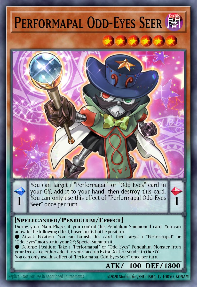 LAVD-ENO17 * Performapal Odd-Eyes Seer * Common * Legendary Arc-V Decks
