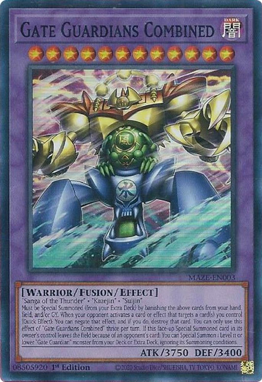MAZE-EN003 * Gate Guardians Combined * Super Rare * Maze of Memories