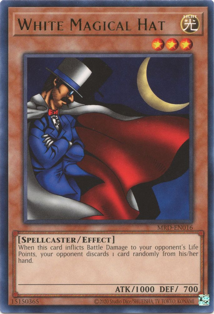 White Magical Hat * Rare * MRD-EN016