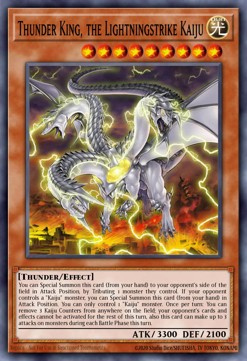 MAMO-EN046 * Thunder King, the Lightningstrike Kaiju * Ultra Rare * Magnificent Monsters