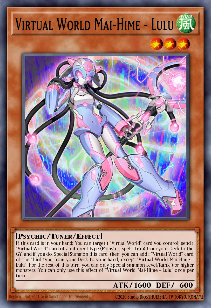Virtual World Mai-Hime - Lulu - 2021 Tin of Ancient Battles (MP21) * Prismatic Secret Rare * MP21-EN173