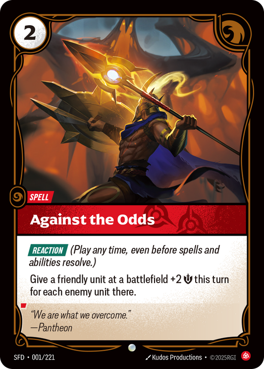 Against the Odds (Foil) * Common * SFD-001