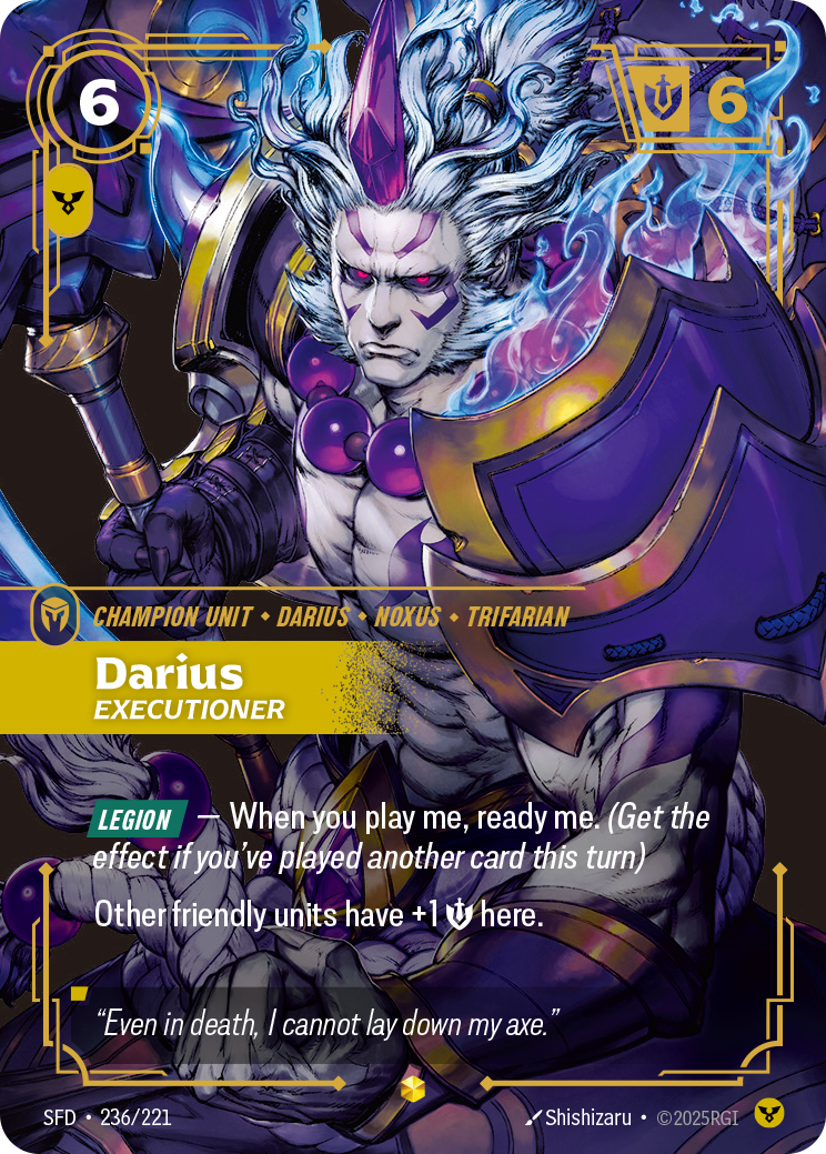 SFD-236 * Darius, Executioner * Showcase * Spiritforged