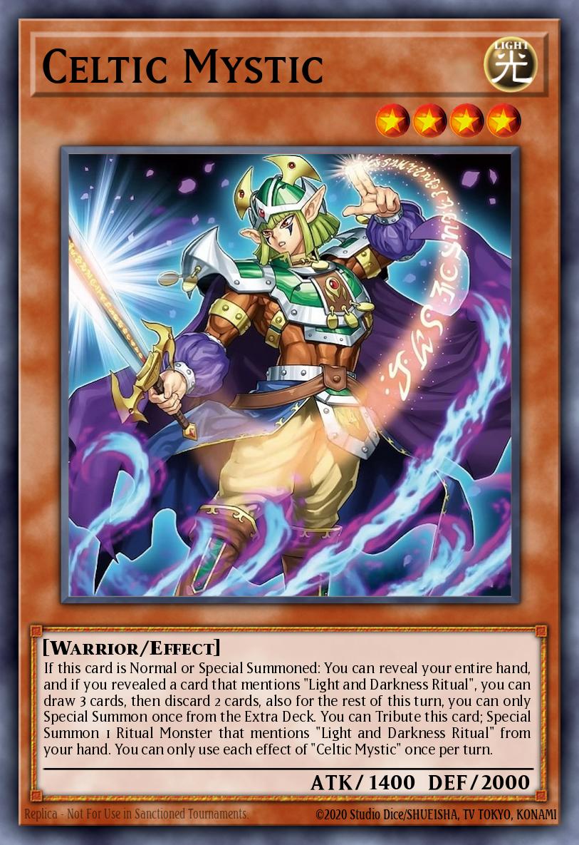 CORI-EN003 * Celtic Mystic * Super Rare * Chaos Origins