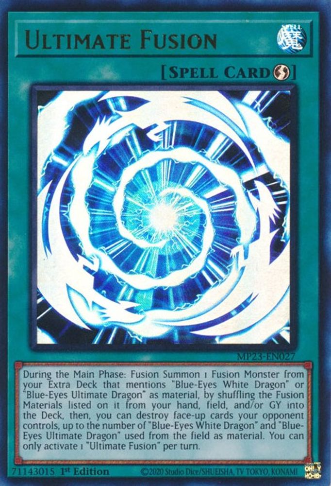 Ultimate Fusion * Ultra Rare * MP23-EN027