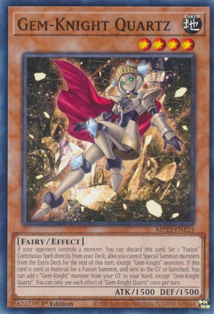 Gem-Knight Quartz * Common * MP23-EN123