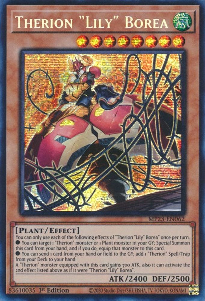 Therion "Lily" Borea * Prismatic Secret Rare * MP23-EN062