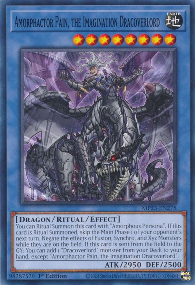 Amorphactor Pain, the Imagination Dracoverlord * Common * MP23-EN278