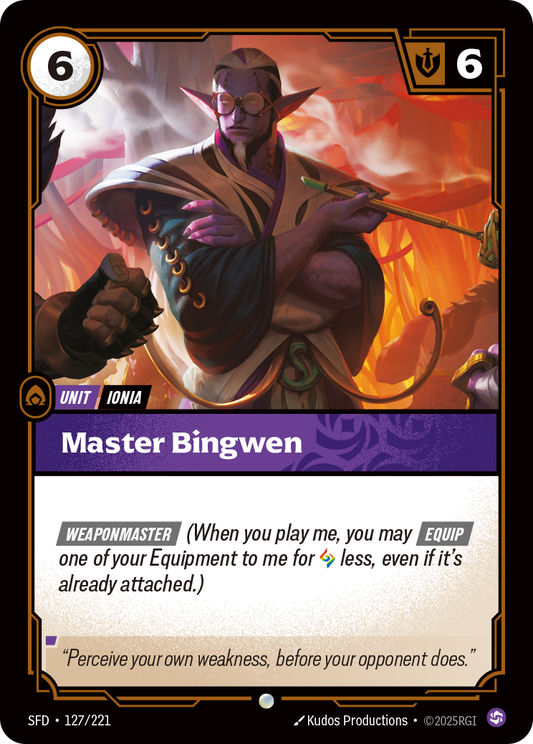Master Bingwen * Common * SFD-127