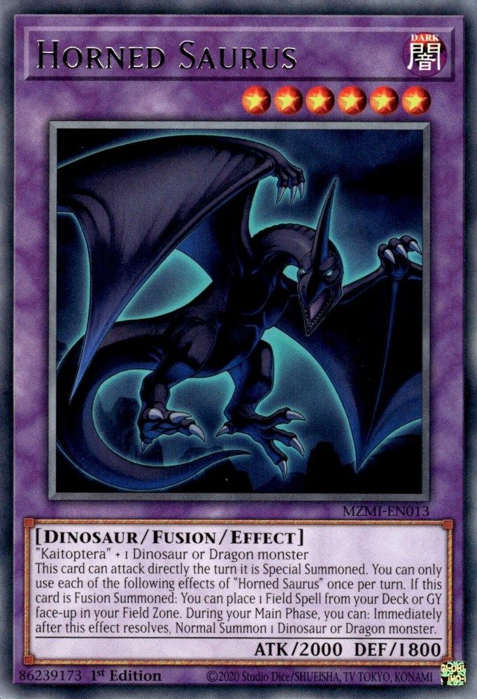 MZMI-EN013 * Horned Saurus * Rare * Maze of Millennia