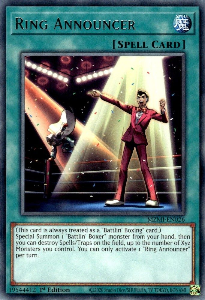 MZMI-EN026 * Ring Announcer * Rare * Maze of Millennia