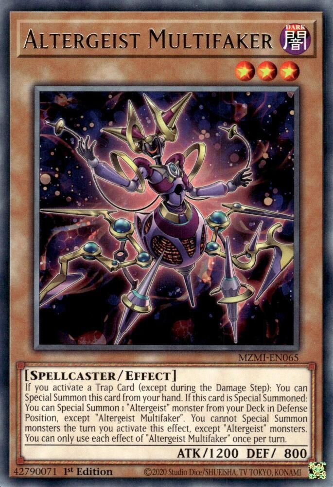 MZMI-EN065 * Altergeist Multifaker * Rare * Maze of Millennia
