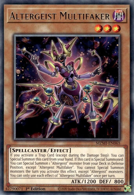 MZMI-EN065 * Altergeist Multifaker * Rare * Maze of Millennia