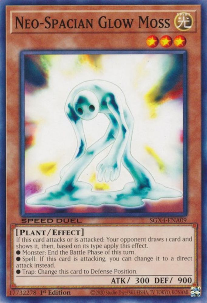 SGX4-ENA09 * Neo-Spacian Glow Moss * Common * Speed Duel GX: Midterm Destruction