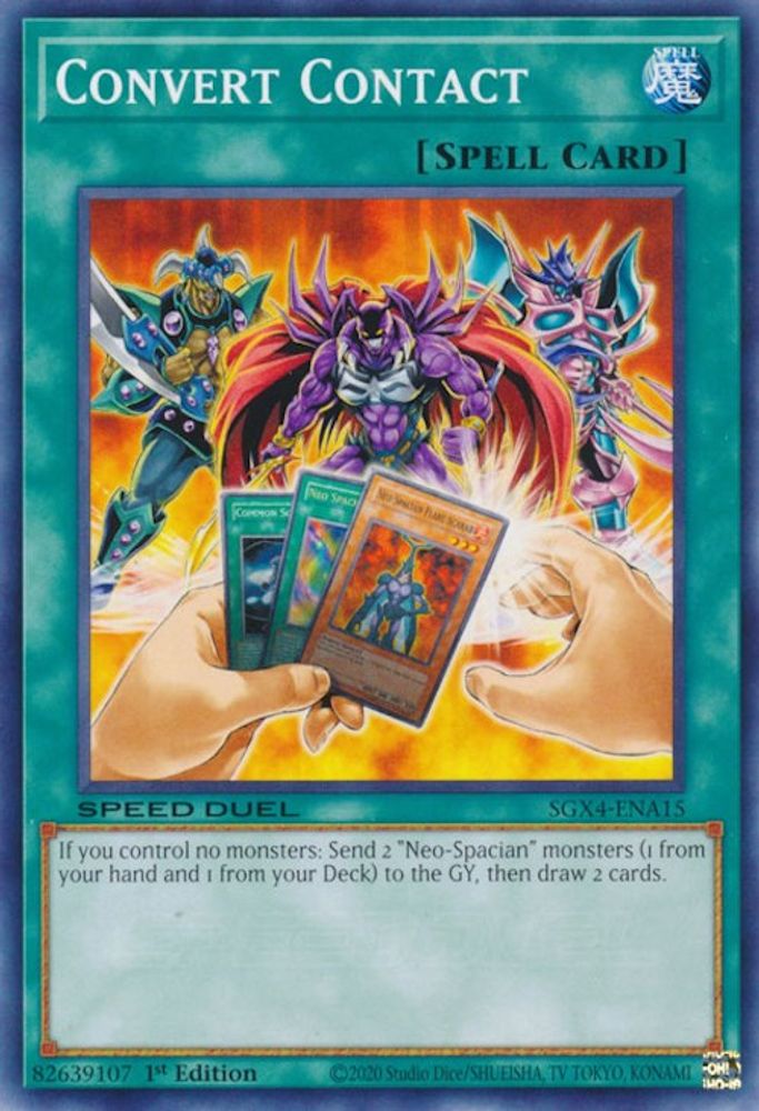 SGX4-ENA15 * Convert Contact * Common * Speed Duel GX: Midterm Destruction