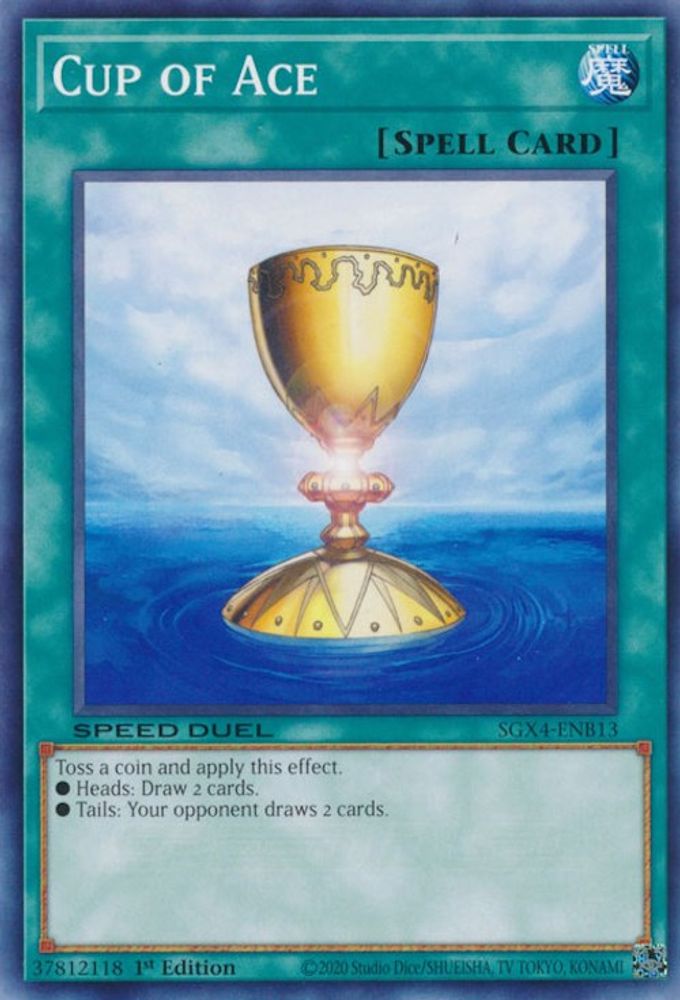 SGX4-ENB13 * Cup of Ace * Common * Speed Duel GX: Midterm Destruction
