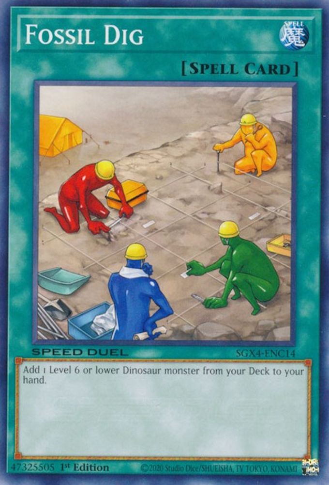 SGX4-ENC14 * Fossil Dig * Common * Speed Duel GX: Midterm Destruction