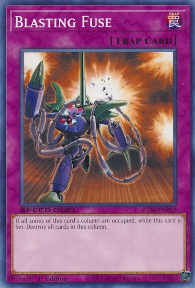 SGX4-END19 * Blasting Fuse * Common * Speed Duel GX: Midterm Destruction