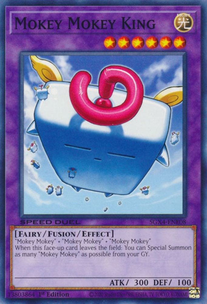 SGX4-ENE08 * Mokey Mokey King * Common * Speed Duel GX: Midterm Destruction