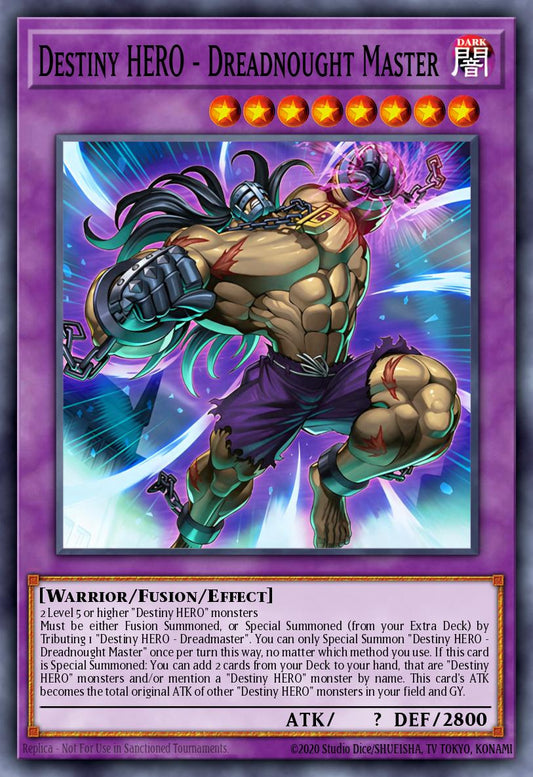 BETB-EN037 * Destiny HERO - Dreadnought Master * Super Rare * Beyond the Brave