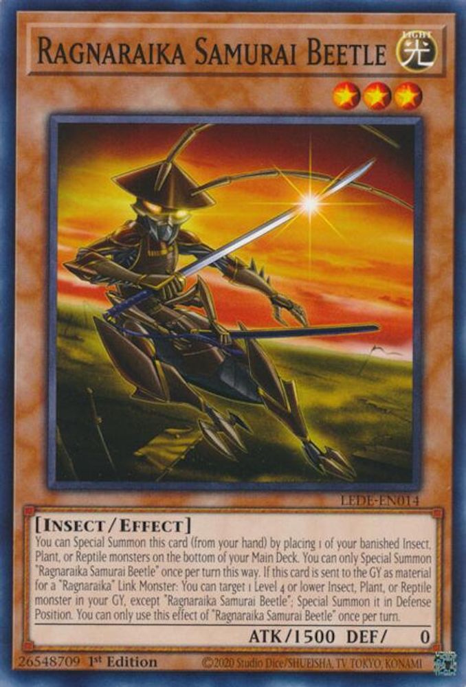 Ragnaraika Samurai Beetle * Common * LEDE-EN014