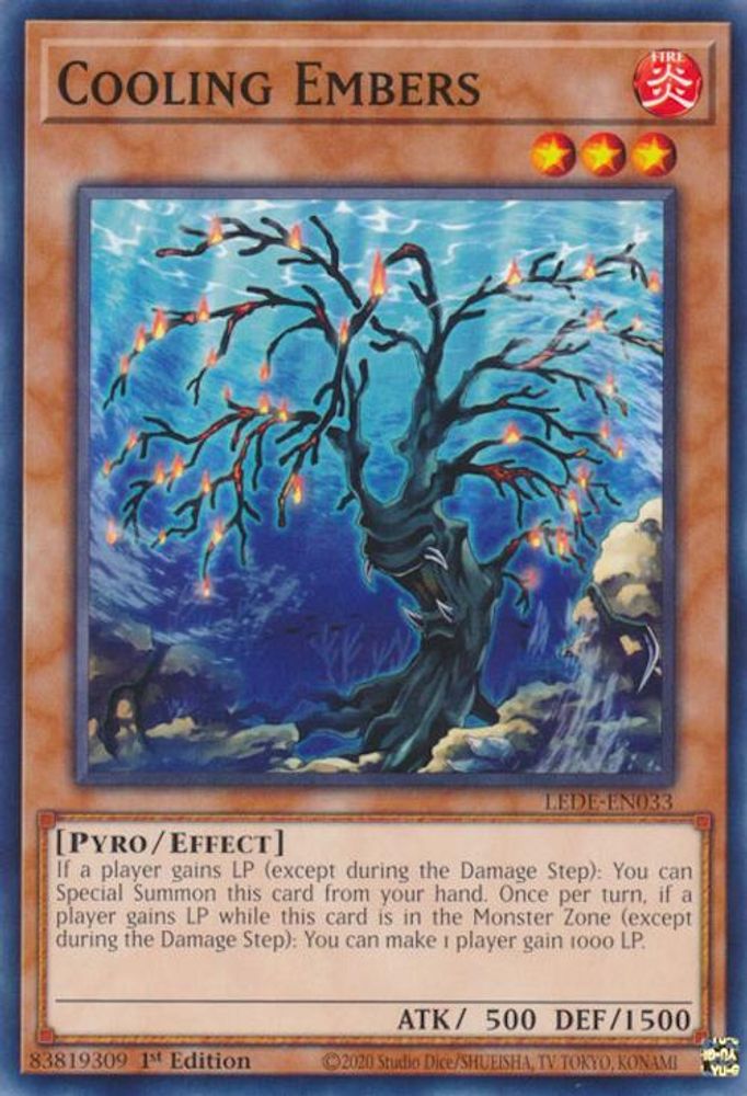 LEDE-EN033 * Cooling Embers * Common * Legacy of Destruction