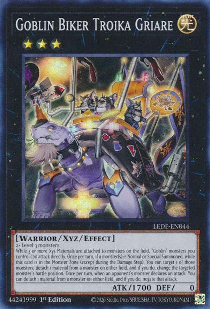 LEDE-EN044 * Goblin Biker Troika Griare * Super Rare * Legacy of Destruction