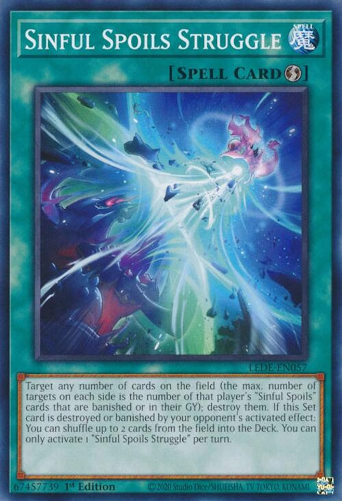 LEDE-EN057 * Sinful Spoils Struggle * Common * Legacy of Destruction