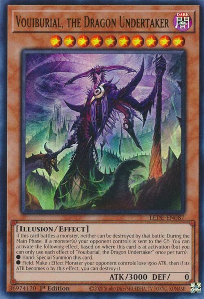 Vouiburial, the Dragon Undertaker * Ultra Rare * LEDE-EN087