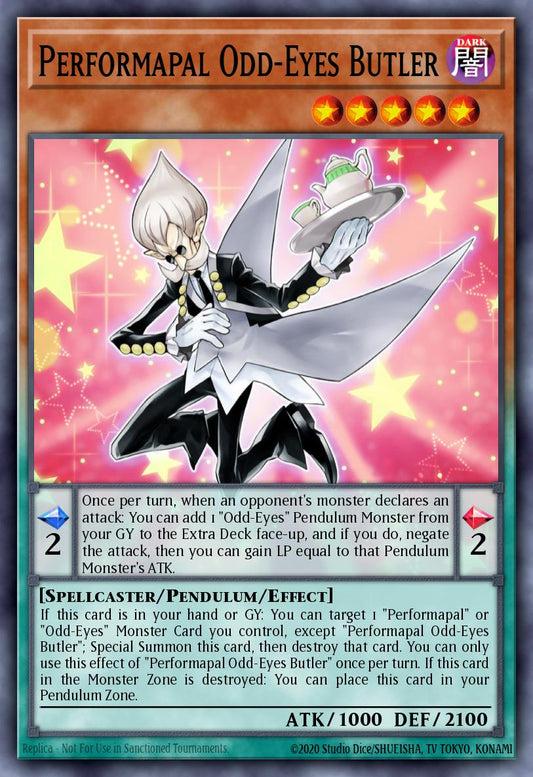 LAVD-ENO13 * Performapal Odd-Eyes Butler * Common * Legendary Arc-V Decks