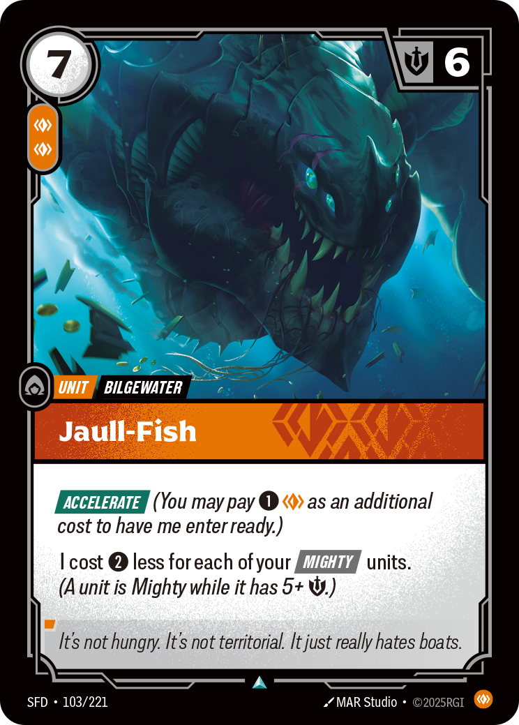 SFD-103 * Jaull-Fish (Foil) * Uncommon * Spiritforged