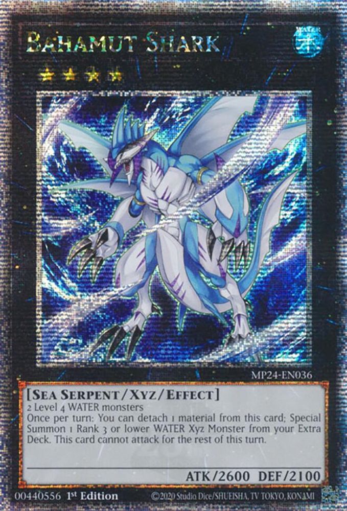 Bahamut Shark * Quarter Century Secret Rare * MP24-EN036