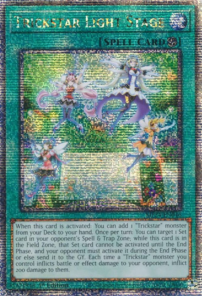 Trickstar Light Stage * Quarter Century Secret Rare * MP24-EN046