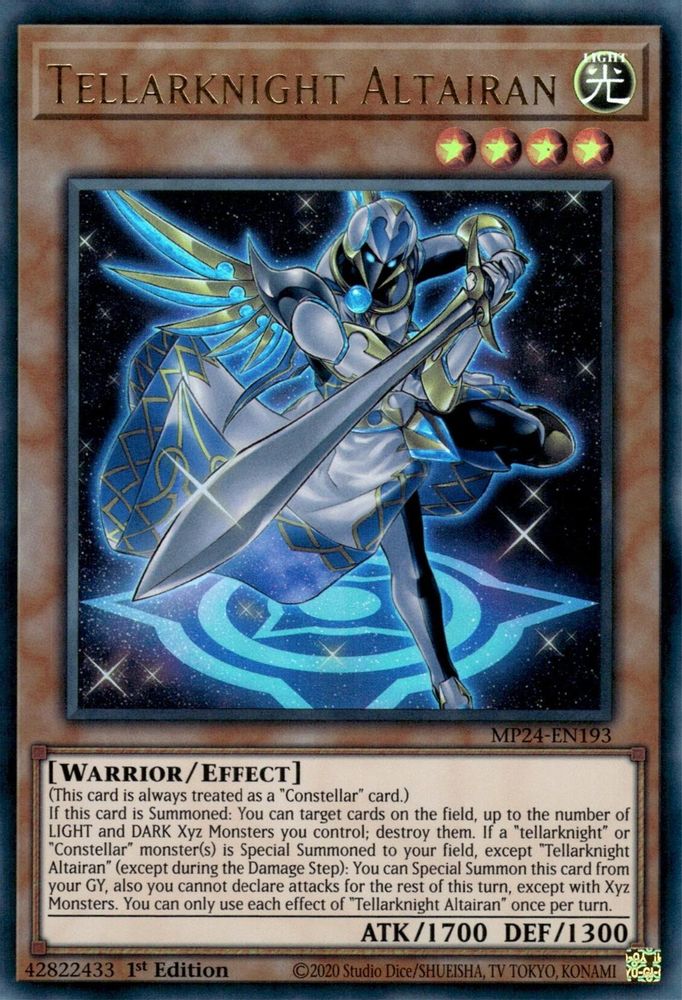 Tellarknight Altairan * Ultra Rare * MP24-EN193