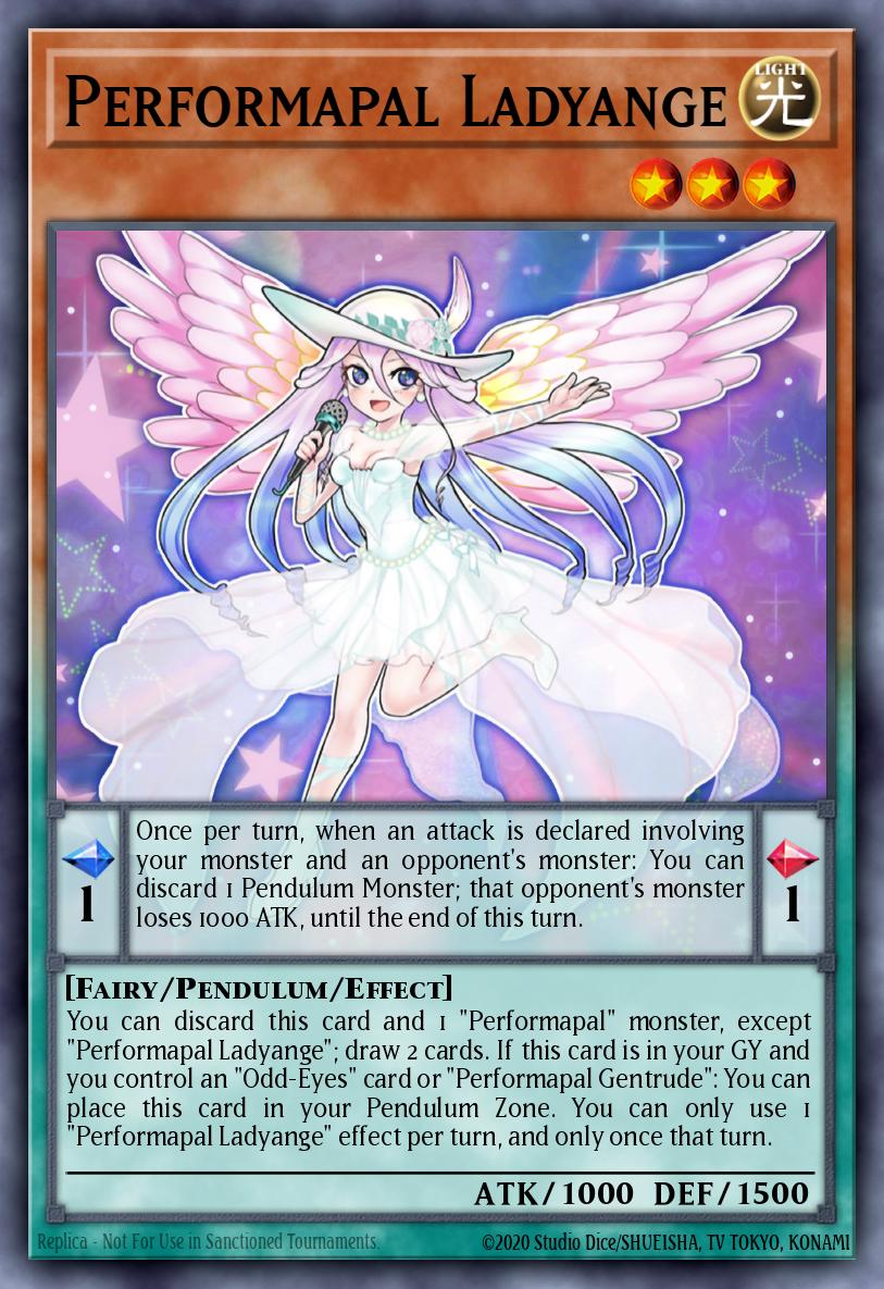 LAVD-ENO16 * Performapal Ladyange * Common * Legendary Arc-V Decks