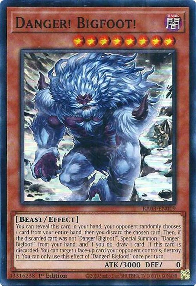 Danger! Bigfoot! Alt Art